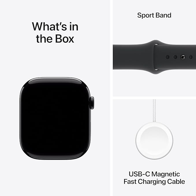 Watch Series 10 Smartwatch 46mm GPS + Cellular Smartwatch  | Titanium Case | OLED Always-On Retina display | 1-Year Warranty | Easy 15-Day Returns | Earbuds pro 2 & Magsafe (Free Gift)APPLE
