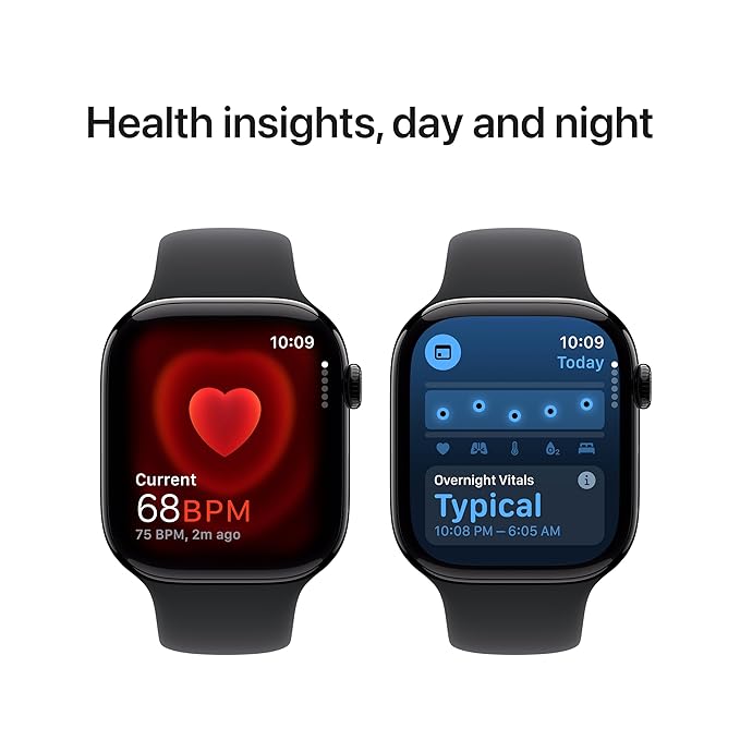 Watch Series 10 Smartwatch 46mm GPS + Cellular Smartwatch  | Titanium Case | OLED Always-On Retina display | 1-Year Warranty | Easy 15-Day Returns | Earbuds pro 2 & Magsafe (Free Gift)APPLE
