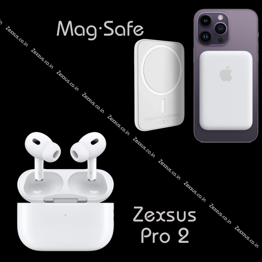 Zexsus Pro 2nd Generation ANC | Free 5000mAh MagSafe Powerbank | (Type-C) 100% Hassle-Free Warranty