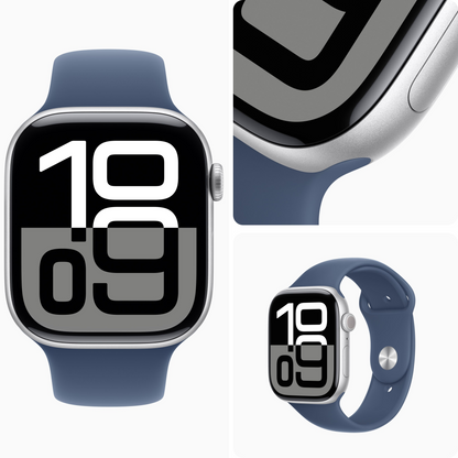 Watch Series 10 Smartwatch 46mm GPS + Cellular Smartwatch  | Titanium Case | OLED Always-On Retina display | 1-Year Warranty | Easy 15-Day Returns | Earbuds pro 2 & Magsafe (Free Gift)APPLE