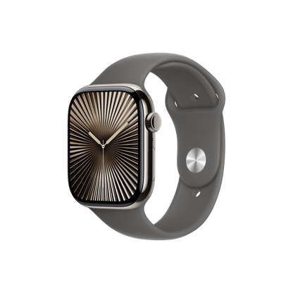 Watch Series 10 Smartwatch 46mm GPS + Cellular Smartwatch  | Titanium Case | OLED Always-On Retina display | 1-Year Warranty | Easy 15-Day Returns | Earbuds pro 2 & Magsafe (Free Gift)APPLE