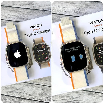 Watch Ultra 2nd Gen. Series 9 PREMIUM QUALITY Smartwatch (49mm, GPS + Cellular, Water Resistant, Always on Display) 1-Year Warranty| Earbuds (Free Gift)